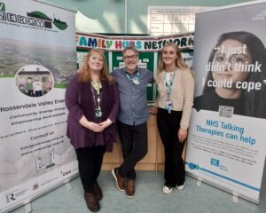 Energy Advice pop-up with NHS Talking Therapies at the Family Hub at the Maden Centre in Bacup