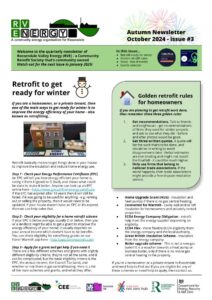 RVE Newsletter, Autumn 2024 - page 1