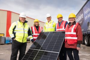 RVE Solar with solar panels at Interfloor in Haslingden